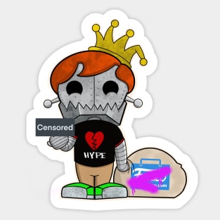 Pop Bot Sticker